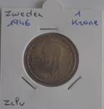 Zweden 1 Krone 1946 zilver, Verzenden