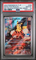 PSA10 Detective Pikachu #98/SV-P Japanese Promo, Enlèvement ou Envoi, Neuf, Cartes en vrac, Foil