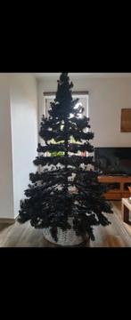 Zwarte kunstspar, Diversen, Kerst, Ophalen, Gebruikt