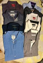 9x herenhemden maat L– Hugo Boss, Tommy Hilfiger bulkverkoop, Ophalen of Verzenden, Zo goed als nieuw, Overige kleuren, Halswijdte 41/42 (L)