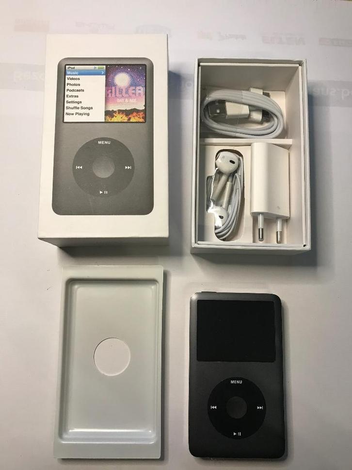 iPod classic (7G) 160GB (ALS NIEUW), Audio, Tv en Foto, Mp3-spelers | Apple iPod, Refurbished, Classic, 40 GB en meer, Zwart, Ophalen of Verzenden