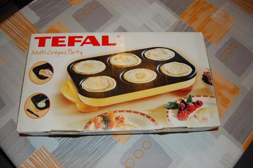 Pannenkoekenmaker voor feestjes „Tefal” met meerdere crêpes, Elektronische apparatuur, Wafelijzers, Gebruikt, Ophalen of Verzenden