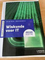 Wiskunde voor IT, Boeken, Ophalen, Vakgebied of Industrie, Ivo De Pauw, Nieuw