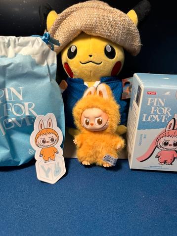 Pop Mart Labubu Pin for Love Series "Y" Vinyl Plush Pendant beschikbaar voor biedingen