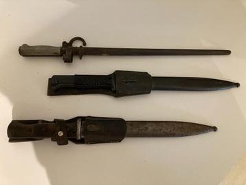 3 bajonetten beschikbaar voor biedingen