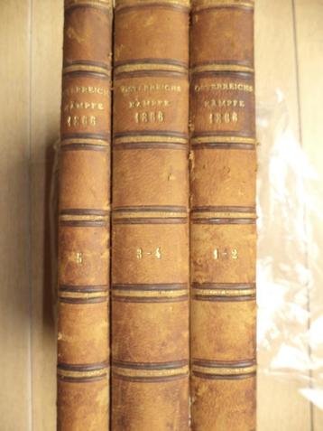Österreichs Kämpfe im Jahre 1866 5 Vol. Krieg war Austria, Enlèvement ou Envoi