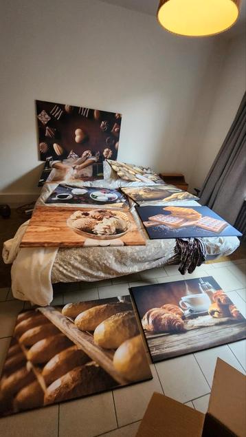 grote canvassen voor bakkerij/tearoom/ horeca beschikbaar voor biedingen