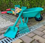 Bosch tuinset voor kinderen met kruiwagen, hark, schop, Ophalen, Zo goed als nieuw
