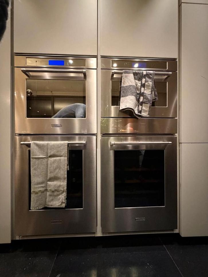 Micro onde intégré KITCHEN AID + Four + tiroir chauffant, Electroménager, Micro-ondes, Utilisé, Encastré, 60 cm ou plus, Four