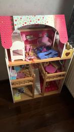 Poppenhuis met meubeltjes, Ophalen, Poppenhuis