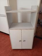 Keukenblok met trolley voor magnetron en mini-oven, Ophalen, Gebruikt