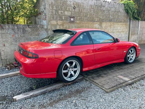 Nissan Silvia S14a, Auto's, Nissan, Particulier, 200SX, Benzine, Coupé, 3 deurs, Handgeschakeld, Rood, Zwart, Leder, Achterwielaandrijving