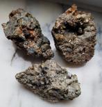 Sphalérite Cléophane spécimen de quartz 3 pièces Bulgarie, Minéral, Enlèvement ou Envoi