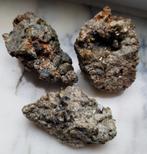 Sfaleriet Cleofaan kwarts specimen 3 stuks Bulgarije, Ophalen of Verzenden, Mineraal