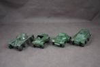 4 Dinky Toys : Scout car en verschillende armoured cars, Antiek en Kunst, Ophalen of Verzenden