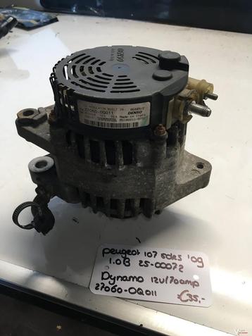 Peugeot 107 1.0 B 5drs 2009 2500072  Dynamo   27060-0Q011 beschikbaar voor biedingen
