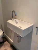 Handenwasser Sfhinx met kraan Hansa chroom, Doe-het-zelf en Bouw, Sanitair, Ophalen, Zo goed als nieuw, Inox, Kraan