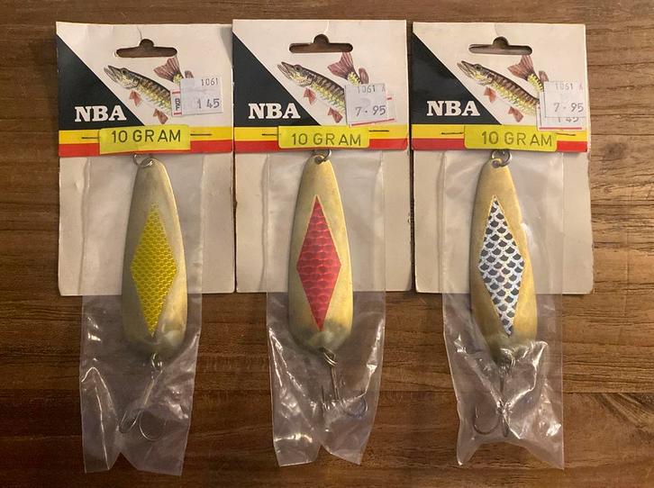 3 Lepels van NBA 10 grams nieuw en in originele verpakking., Watersport en Boten, Hengelsport | Zeevissen, Nieuw, Haak, Ophalen of Verzenden