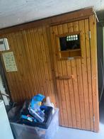 Sauna met kachel, gedemonteerd, Ophalen