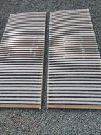 2 x houten lattenbodems 160 x 200 cm, Huis en Inrichting, Slaapkamer | Matrassen en Bedbodems, Ophalen, Gebruikt, Tweepersoons