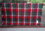 AaBe warme vintage dralon deken plaid met franjes, Huis en Inrichting, Ophalen of Verzenden, Gebruikt, Deken of Dekbed
