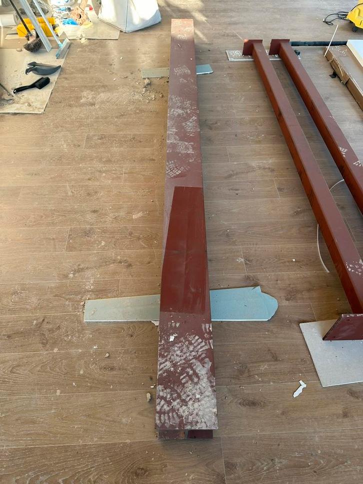 HEB stalen Poutrel 3,07m, Doe-het-zelf en Bouw, Metalen, Zo goed als nieuw, Ophalen