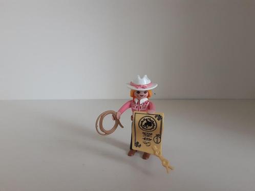 PLamobil figures cowgirl - in nieuwstaat, Kinderen en Baby's, Speelgoed | Playmobil, Zo goed als nieuw, Complete set, Ophalen of Verzenden