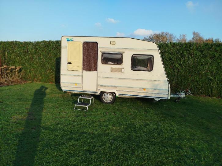 Caravan mtm 740 kg  keuring vrij, Caravans en Kamperen, Caravans, Particulier, tot en met 3, tot 500 kg, Treinzit, Caravelair