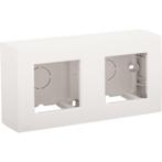 Niko - Tweevoudige opbouwdoos, kleur wit, 101-80200, Ophalen of Verzenden, Nieuw, Overige typen