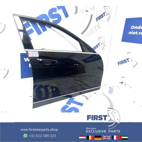 W204 CKLASSE DEUR RECHTS VOOR ZWART COMPLEET C Klasse SEDAN, Auto-onderdelen, Carrosserie, Deur, Mercedes-Benz, Voor, Rechts, Gebruikt