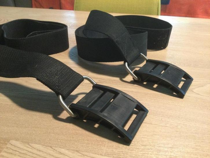 Trimvest Flesband 2x - Ecocheques, Watersport en Boten, Duiken, Gebruikt, Duikfles, Ophalen of Verzenden