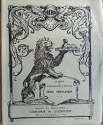 Le Miroir des Livres Antiques et Nouveaux, Série Héraldique, Enlèvement ou Envoi