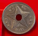 Belgisch congo 20 cent 1911, Postzegels en Munten, Ophalen of Verzenden