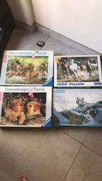 Dierenpuzzels 1000 stuks, Ophalen of Verzenden, Zo goed als nieuw