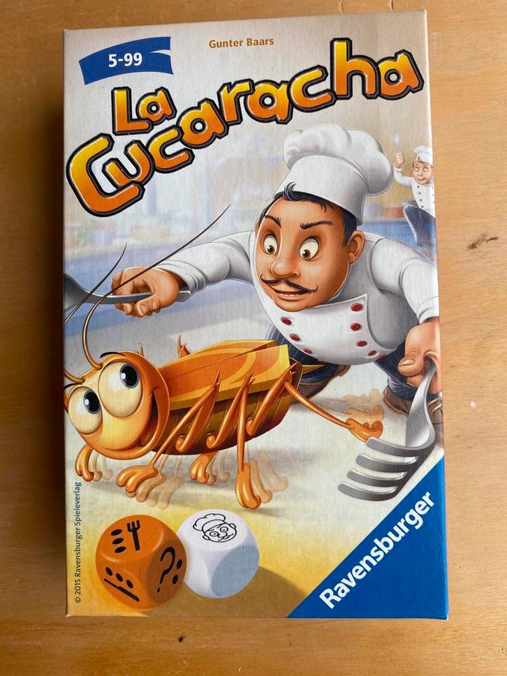 Reisspel: la cucaraccia, Hobby en Vrije tijd, Gezelschapsspellen | Bordspellen, Zo goed als nieuw, Ophalen