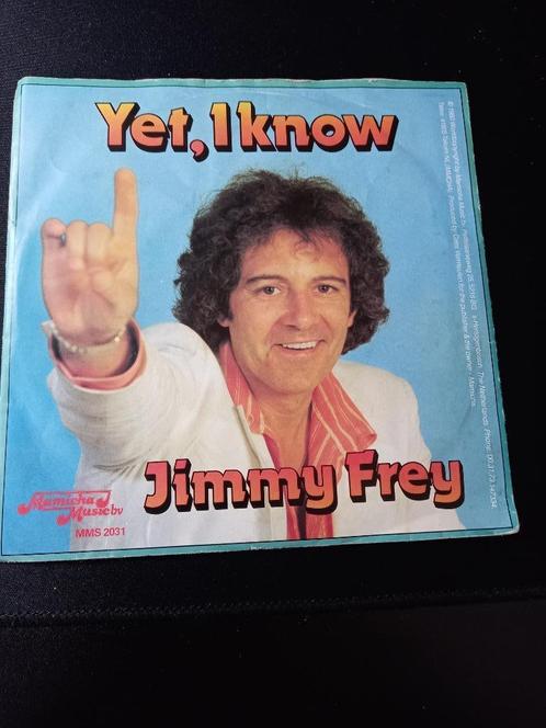 Jimmy Frey ‎– Yet, I Know "Popcorn als nieuw", CD & DVD, Vinyles Singles, Comme neuf, Single, Pop, 7 pouces, Enlèvement ou Envoi