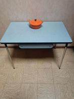 Vintage formica eettafel / werktafel jaren 70, Ophalen, Gebruikt