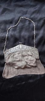 Massief zilveren handtas uit de jaren 19, Ophalen of Verzenden, Dames, Argent