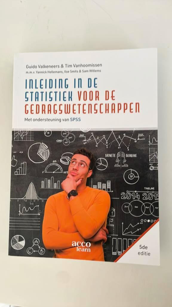Inleiding in de statistiek voor gedragswetenschappen, Livres, Psychologie, Enlèvement ou Envoi