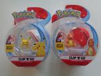 Pokemon Clip 'n go Charmander + pikachu, Ophalen of Verzenden, Nieuw