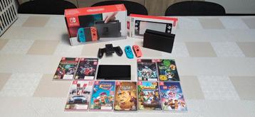 Nintendo switch 9 games beschikbaar voor biedingen