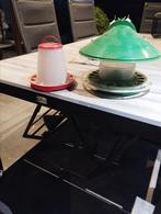 2 eetbakken zie foto, Dieren en Toebehoren, Vogels | Toebehoren, Ophalen, Zo goed als nieuw, Eten en Drinken