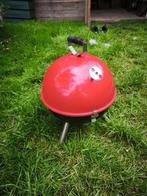 Mini BBQ rood 31 cm, Tuin en Terras, Houtskoolbarbecues, Ophalen, Gebruikt