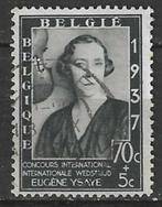 Belgie 1937 - Yvert/OBP 456 - Koningin Elisabeth (ST), Verzenden, Gestempeld, Gestempeld, Koninklijk huis