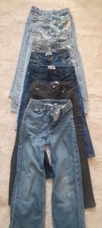 Spijkerbroeken meisjes maat 128 - 8 broeken, Kinderen en Baby's, Ophalen