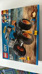 Lego city 60180 monstertruck, Kinderen en Baby's, Speelgoed | Racebanen, Ophalen, Zo goed als nieuw