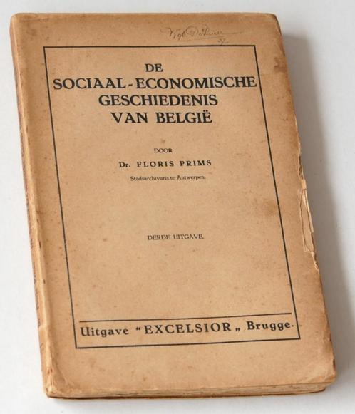 De sociaal-economische geschiedenis van België (1926), Boeken, Geschiedenis | Nationaal, Gelezen, 20e eeuw of later, Ophalen of Verzenden