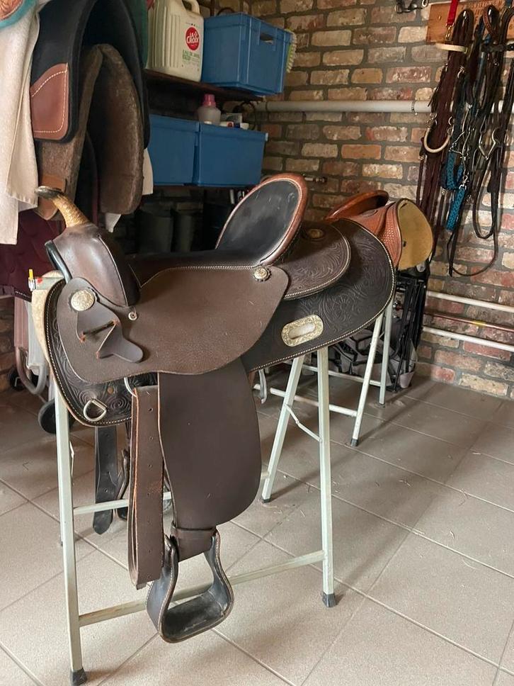 Western zadel, Dieren en Toebehoren, Paarden en Pony's | Hoofdstellen en Tuigage, Ophalen