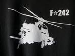 FRONT 242 VINTAGE OFFICIAL  T-SHIRT ARMY HELICOPTER TAILLE M, Comme neuf, Front 242, Noir, Taille 48/50 (M)