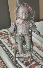 Ver Bronzen Pop Op Stoel H 30 CM en Br. 18 CM !!!, Ophalen of Verzenden, Brons